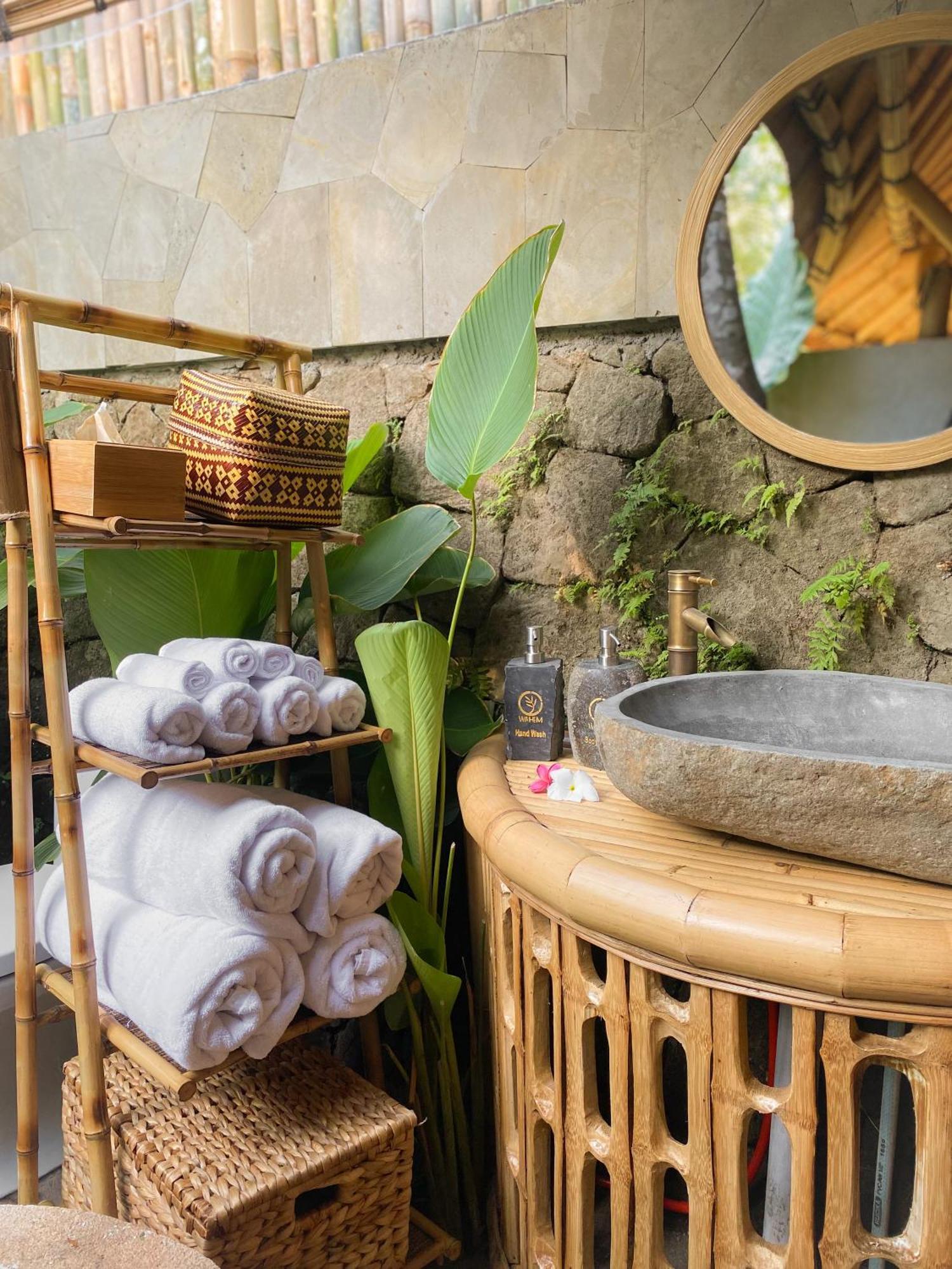 Wahem Eco Bamboo - Magical Bamboo House Ubud Bali Villa Dış mekan fotoğraf