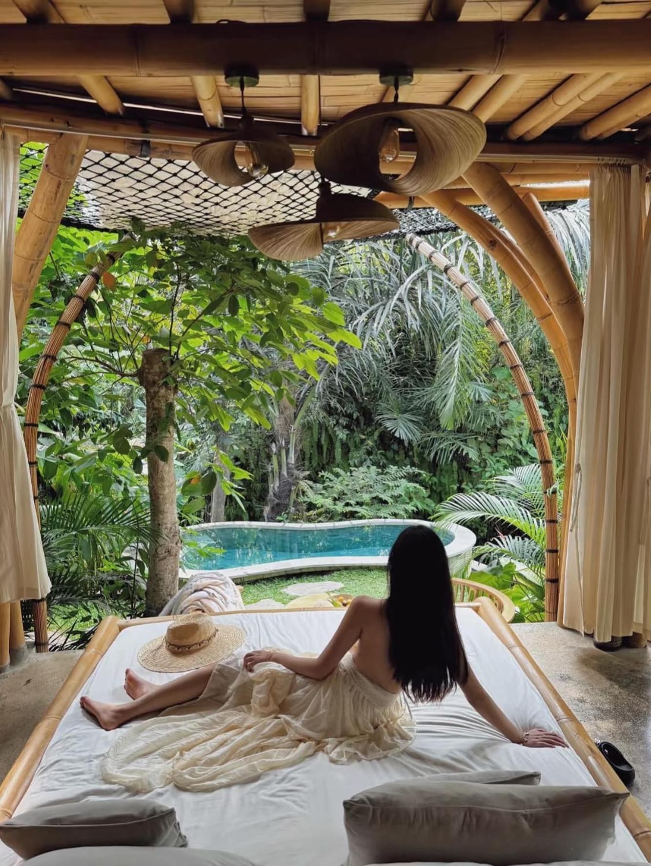 Wahem Eco Bamboo - Magical Bamboo House Ubud Bali Villa Dış mekan fotoğraf